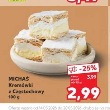 Kremówki z Częstochowy MICHAŚ