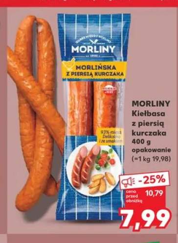 Kiełbasa z piersią kurczaka Morliny