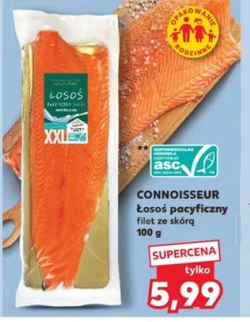 Łosoś pacyficzny filet ze skórą Connoisseur