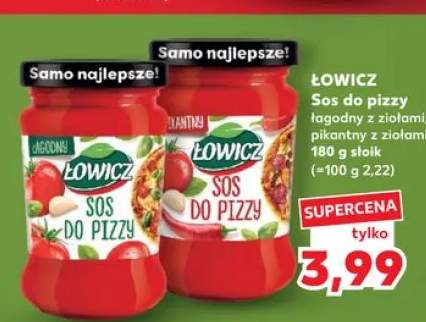 Sos do pizzy łagodny z ziołami Łowicz