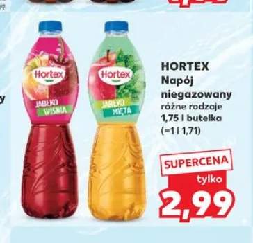 Napój niegazowany Hortex Jabłko Wiśnia 1,75l