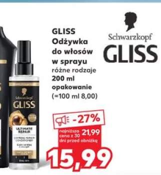 Odżywka do włosów w sprayu Gliss