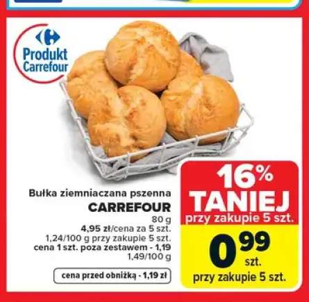 Bułka ziemniaczana pszenna CARREFOUR