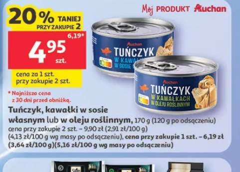 Tuńczyk kawałki Auchan