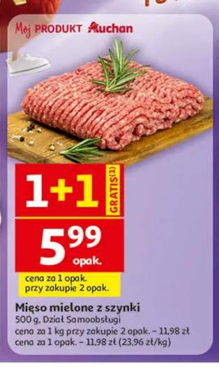 Mięso mielone z szynki Auchan