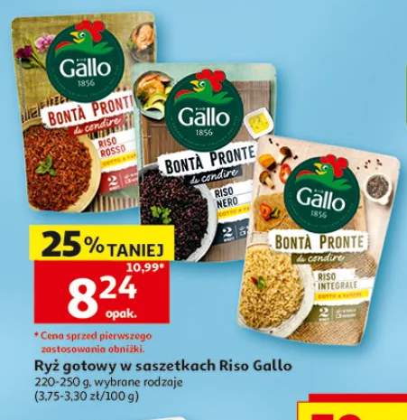 Ryż gotowy w saszetkach Riso Gallo Riso Rosso