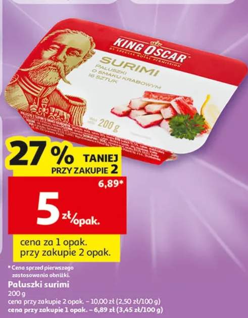Paluszki surimi KING OSCAR