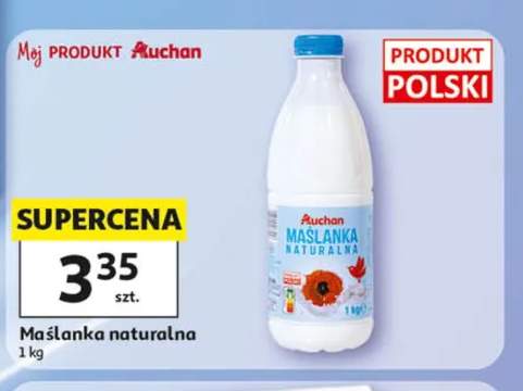 Maślanka naturalna Auchan