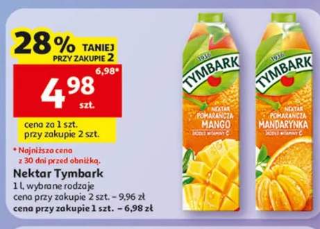 Nektar Tymbark pomarańcza mango