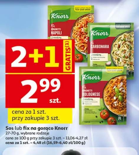 Sos lub fix na gorąco Knorr
