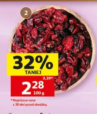 Żurawina cięta suszona słodzona
