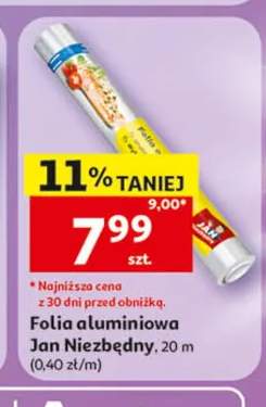 Folia aluminiowa Jan Niezbędny 20m