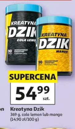 Kreatyna Dzik cola lemon