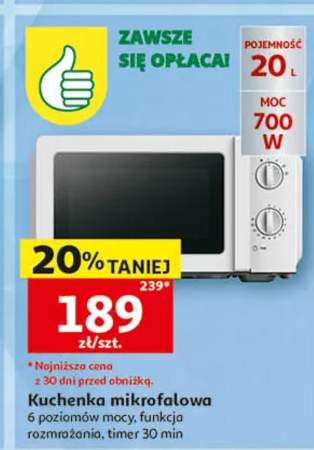Kuchenka mikrofalowa 20l