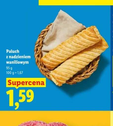 Paluch z nadzieniem waniliowym