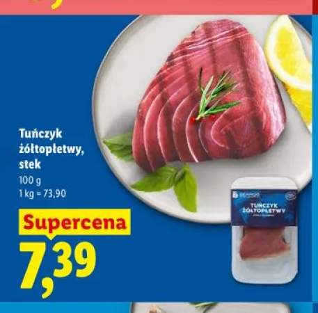 Tuńczyk żółtopłetwy stek Seamor