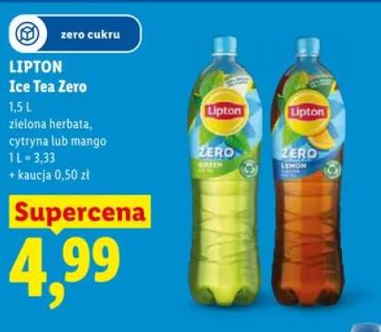 Ice Tea Zero Lipton cytryna