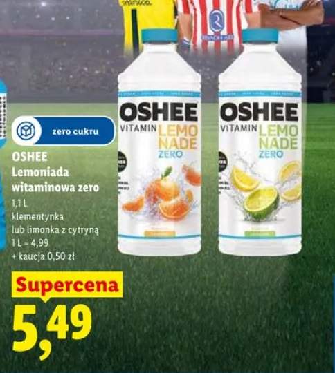 Lemoniada witaminowa zero OSHEE klementynka