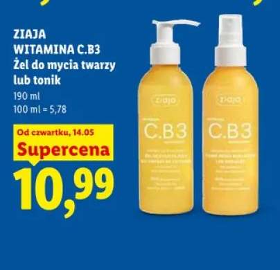Tonik ZIAJA WITAMINA C.B3