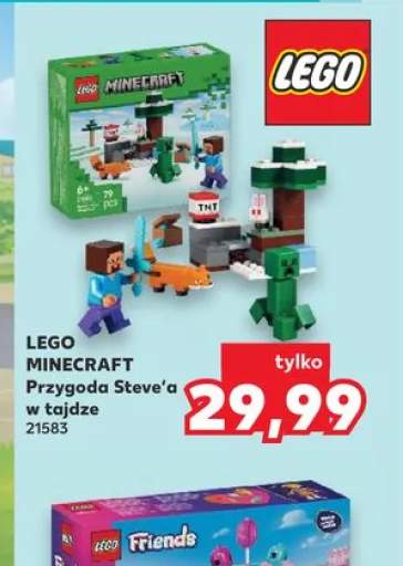 Klocki LEGO MINECRAFT Przygoda Steve'a w tajdze 21583