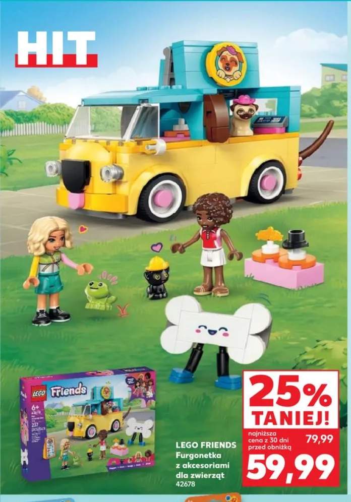 Klocki LEGO FRIENDS Furgonetka z akcesoriami dla zwierząt 42678