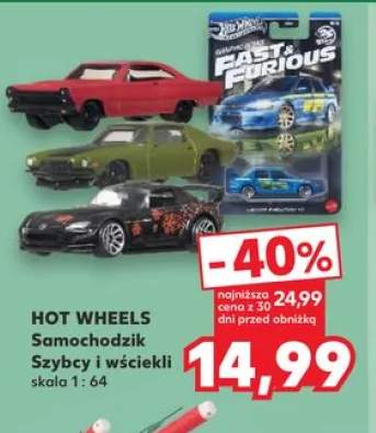 Samochodzik HOT WHEELS Szybcy i wściekli skala 1:64