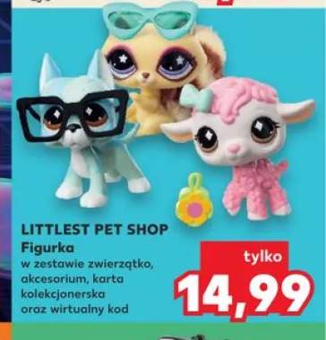 Figurka LITTLEST PET SHOP w zestawie zwierzątko, akcesorium, karta kolekcjonerska oraz wirtualny kod
