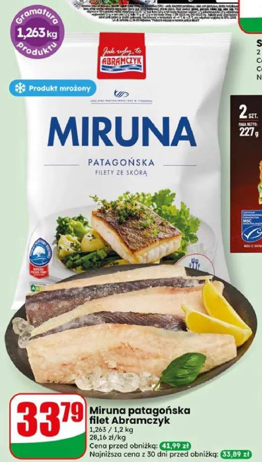 Miruna patagońska filety ze skórą Abramczyk