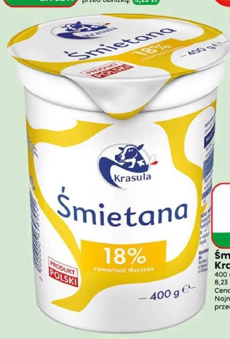 Śmietana 18% Krasula