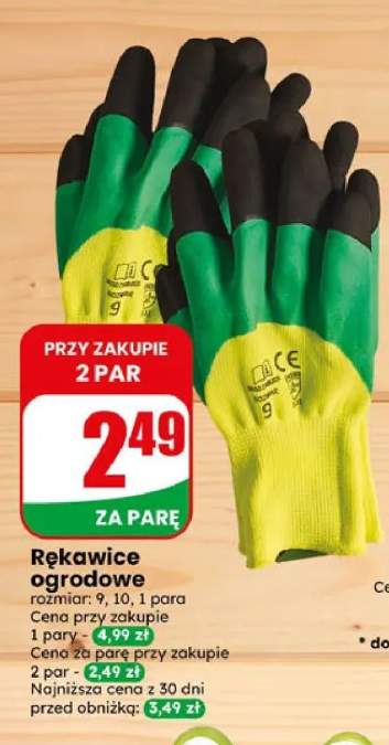 Rękawice ogrodowe rozmiar 9