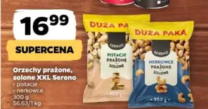Orzechy prażone solone nerkowce XXL Sereno