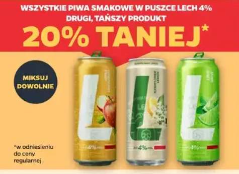 Piwo smakowe Lech 4%