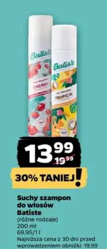 Suchy szampon do włosów Batiste