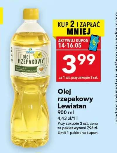 Olej rzepakowy Lewiatan