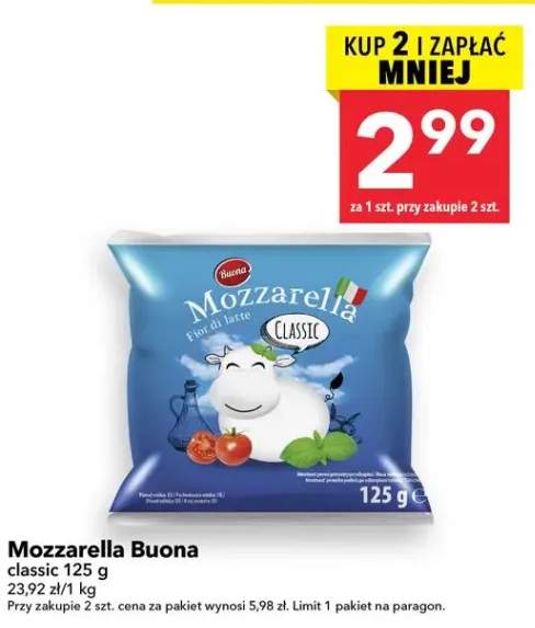 Mozzarella Buona classic 125g