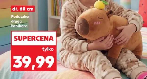 Poduszka długa kapibara dł. 60cm