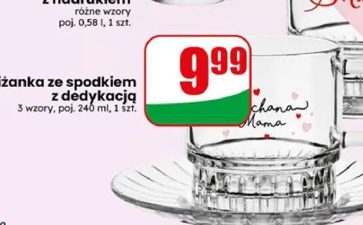 Filiżanka ze spodkiem z dedykacją