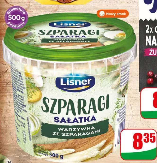 Sałatka warzywna ze szparagami Lisner