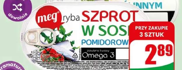 Szprot w oleju roślinnym Mega Ryba