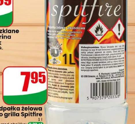 Podpałka żelowa do grilla Spitfire