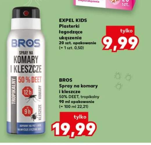 Spray na komary i kleszcze tropikalny 50% DEET Bros