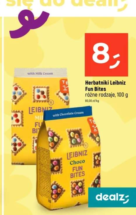 Herbatniki Leibniz Milk Fun Bites with Milk Cream