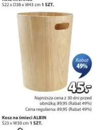 Kosz na śmieci ALBIN S23xW30cm