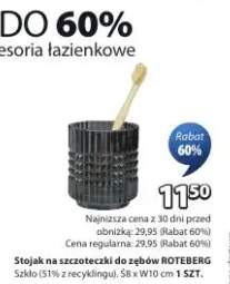 Stojak na szczoteczki do zębów ROTEBERG szkło