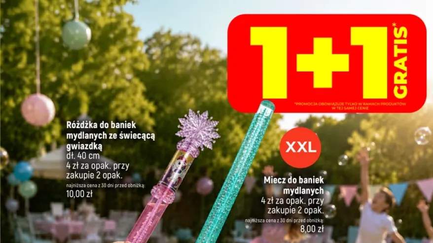 Miecz do baniek mydlanych XXL