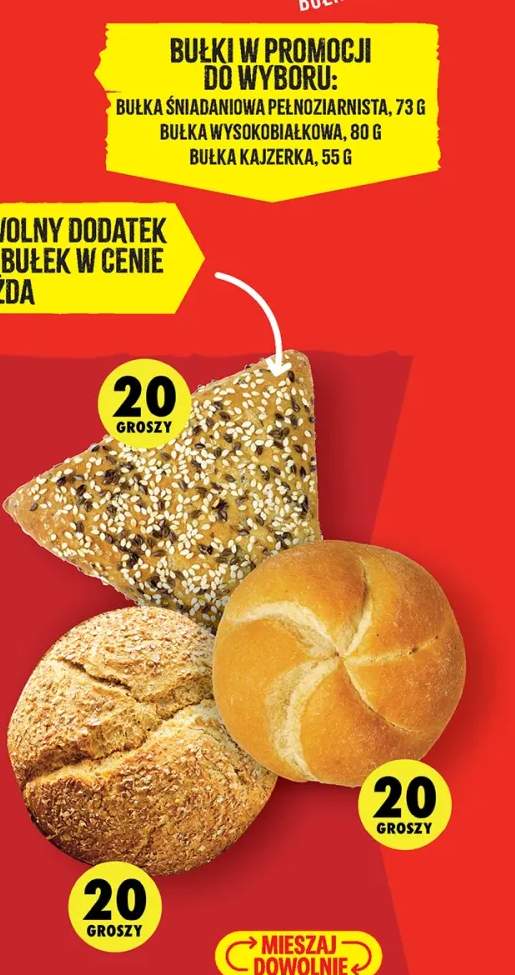 Bułka śniadaniowa pełnoziarnista
