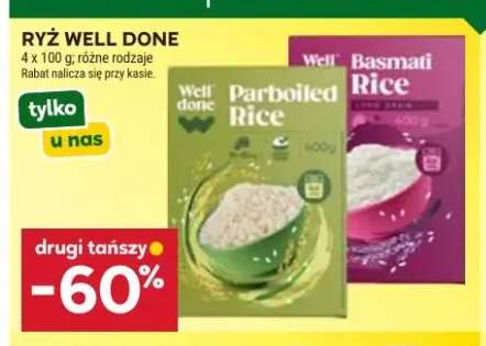 Ryż Well Done Parboiled 4-pak 100g