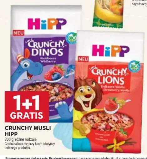 Musli Crunchy Dinos Wildberry BIO HiPP