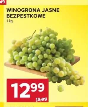 Winogrona jasne bezpestkowe 1kg