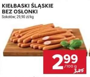 Kiełbaski śląskie bez osłonki Sokołów